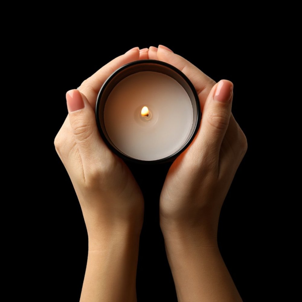 Marshmallow Fireside Type Travel Candle